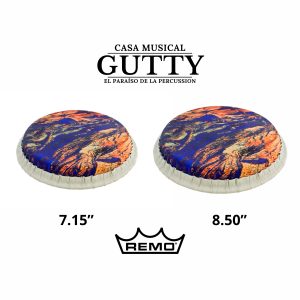 PARCHES REMO DE BONGO SKYNDEEP TUCKED / M9-0715-S4-SD008 Y M9-0850-S5-SD008 - MOLTEN SEA
