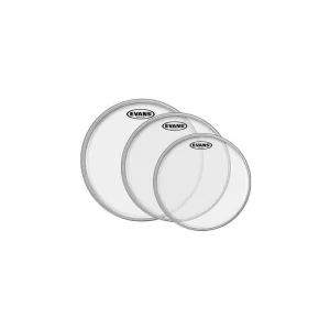 SET DE PARCHES EVANS/G2 CLEAR/FUSION PACK /10" 12" 14"