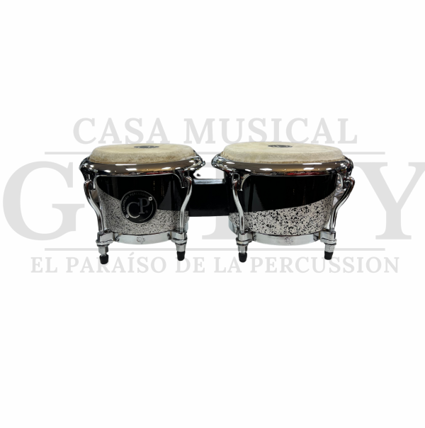 BONGO DE FIBRA CP COLOMBIA PERCUSION MODELO CHORRO 7-1/4″ – 8-1/2″ CON PARCHES SINTETICOS