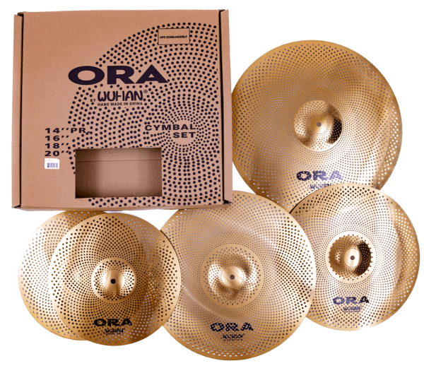SET DE PLATILLOS DE PRACTICA WUHAN SERIE ORA/14",16",18",20" CYMBAL SET / WUORASET4