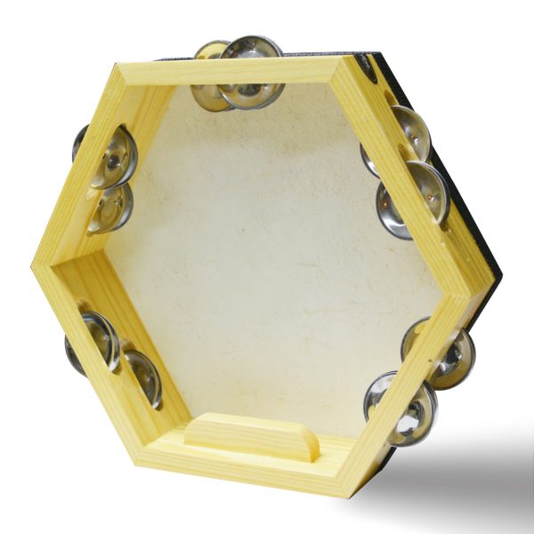 PANDERETA HEXAGONAL CUERO 10"RMX /PAX-10RMX - Imagen 2