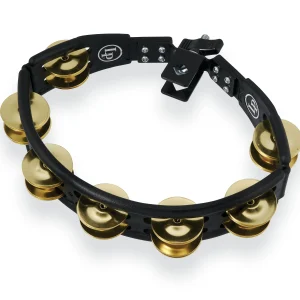 CYCLOPS MOUNTED LP TAMBOURINE BRASS BLACK LP175