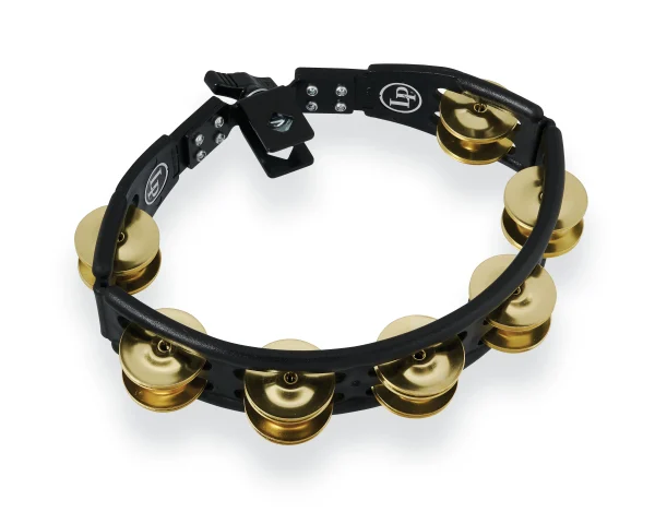 CYCLOPS MOUNTED LP TAMBOURINE BRASS BLACK LP175 - Imagen 2