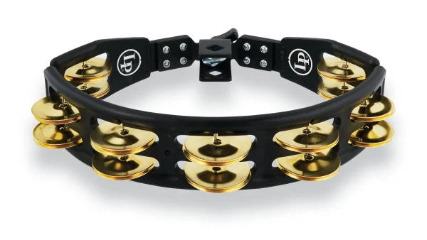CYCLOPS MOUNTED LP TAMBOURINE BRASS BLACK LP175 - Imagen 3