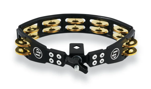 CYCLOPS MOUNTED LP TAMBOURINE BRASS BLACK LP175 - Imagen 4