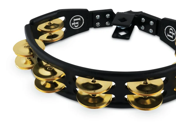 CYCLOPS MOUNTED LP TAMBOURINE BRASS BLACK LP175 - Imagen 5