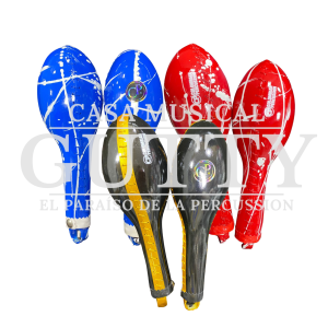 MARACAS PROFESIONALES DE FIBRA / 3 DISEÑOS