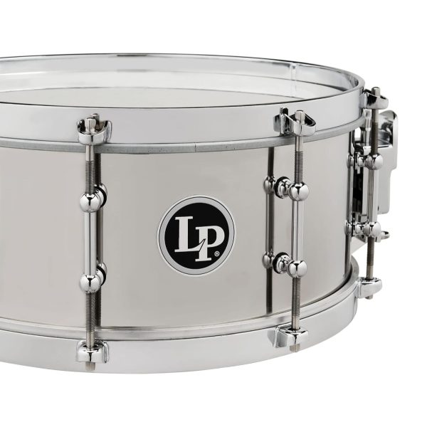TAMBOR 4.5x12 SALSA SNARE, STAINLESS STEEL /LP4512-S - Imagen 2
