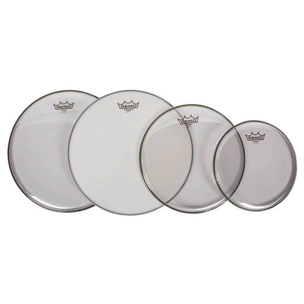 SET DE PARCHES REMO EMPEROR CLEAR 10, 12, 14"/ PP-0240-BE