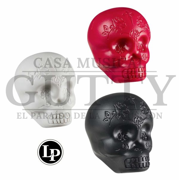 SHAKER SUGAR SKULL / ROJO / BLANCO / NEGRO
