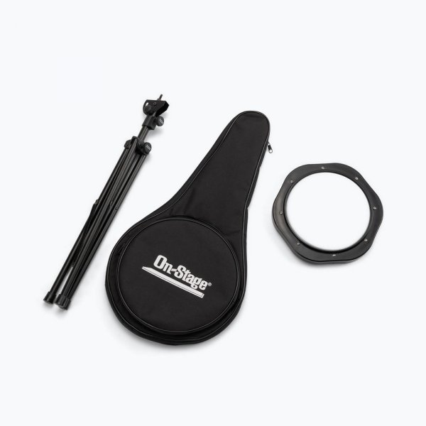 PAD DE PRACTICA DE BATERIA CON ATRIL Y BOLSO ON STAGE / DFP550