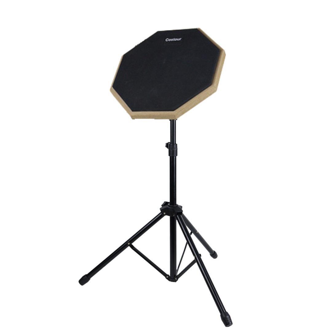 PAD DE PRACTICA 6" COSTOUR CON ATRIL / NEGRO