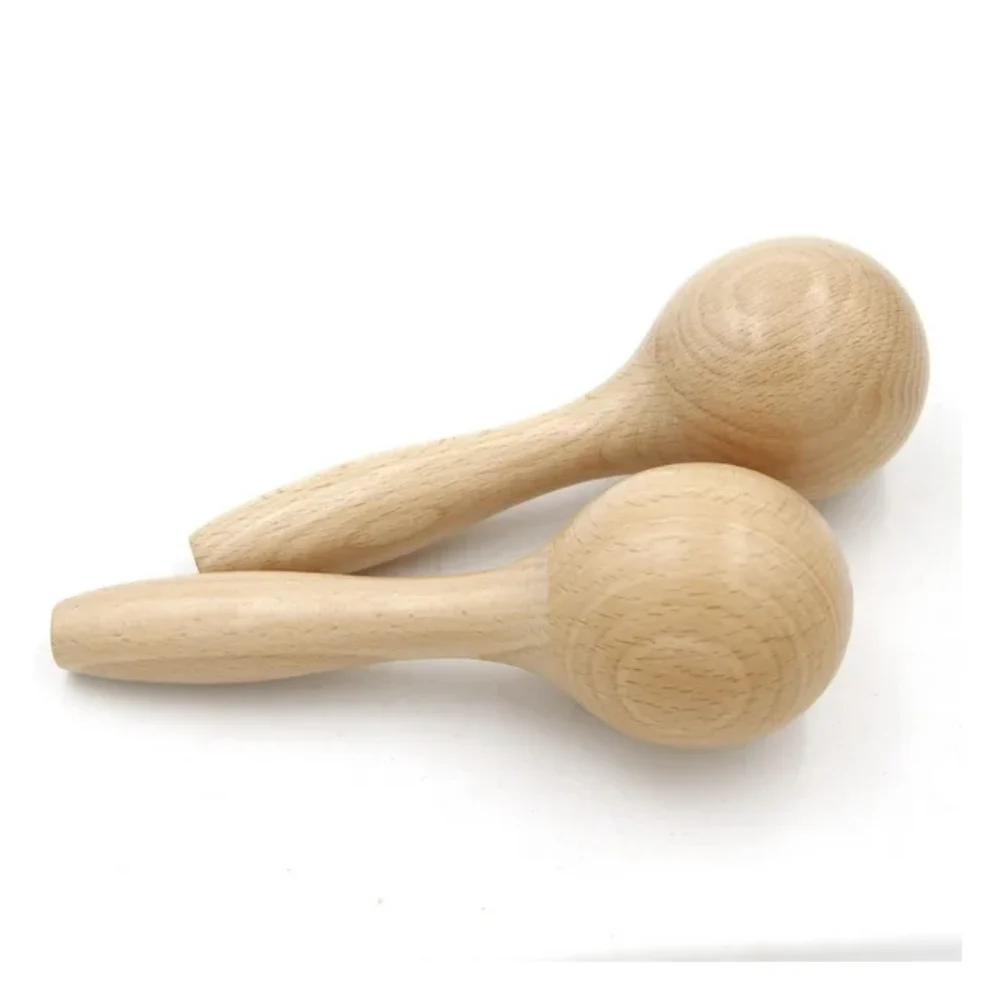 MARACAS PEQUENA MADERA NATURAL /