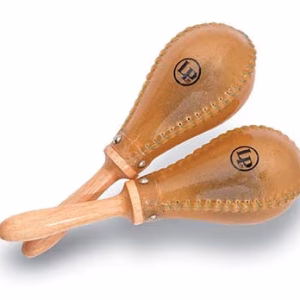 MARACAS NATURAL SALSA RAWHIDE / LP393-RH